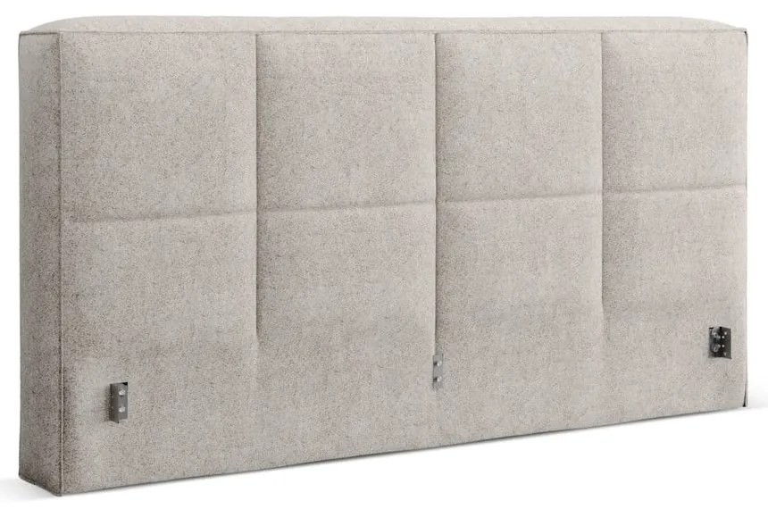 Béžové čalúnené čelo postele 209x100 cm Darren – Micadoni