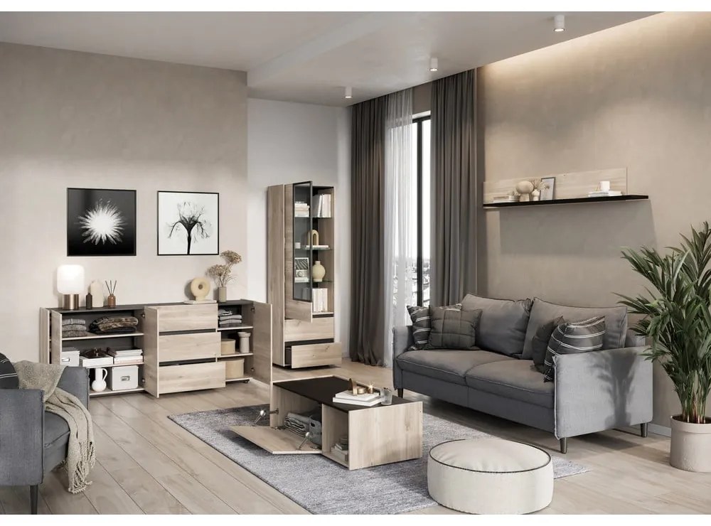 Konferenčný stolík v dekore duba Cantoria - Germania