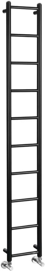Sapho Sapho, DINA vykurovacie teleso 250x1680mm, čierna matná, IR377TB