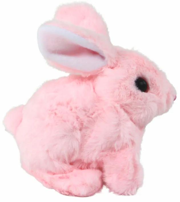 Lean Toys Interaktívny zajačik - ružový