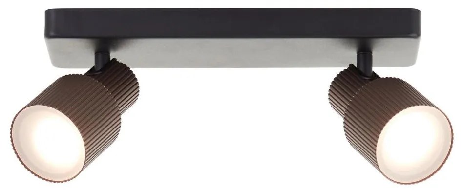 Brilliant - LED Bodové svietidlo CADIZ 2xGU10/5W/230V bronzová