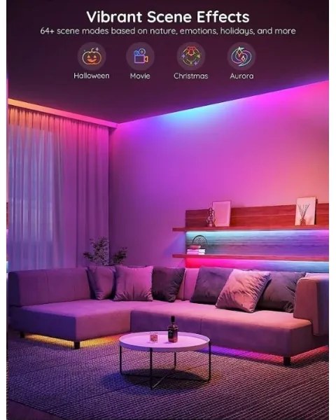 Govee - Wi-Fi RGBIC Smart PRO LED pásik 5m