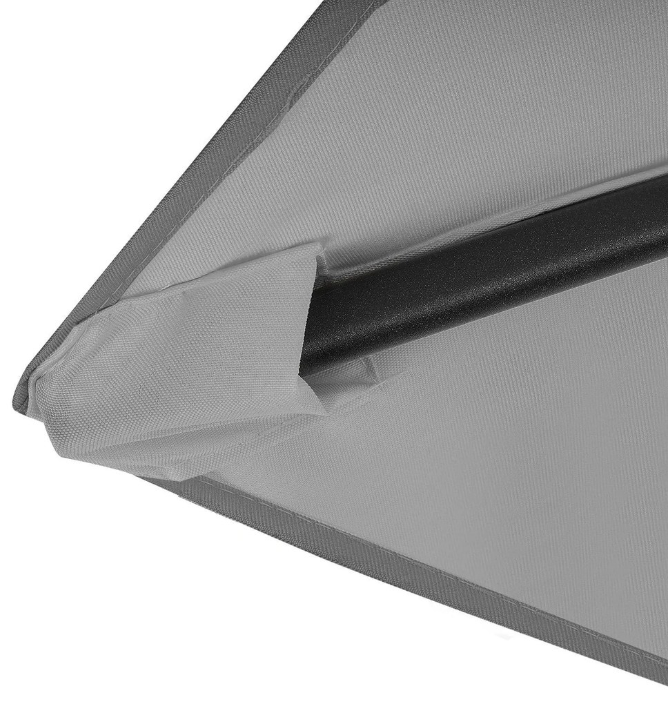 LONGWELL INDUSTRIAL LTD Skladací záhradný slnečník 210 cm - šedý