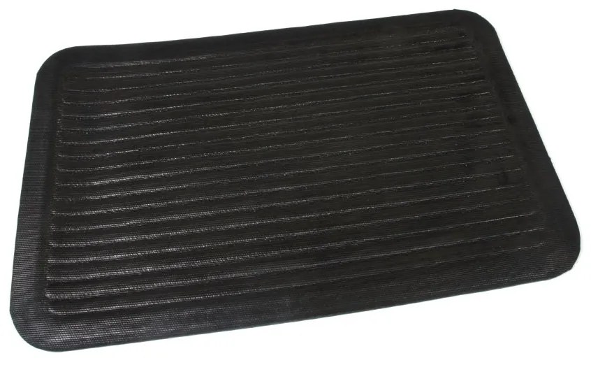 Textilná čistiaca rohož Stripes 40 x 60 x 0,8 cm, zelená