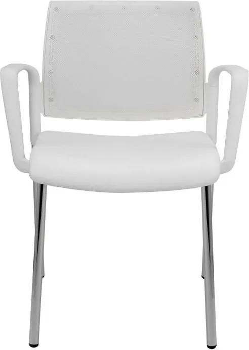 ALBA -  ALBA Konferenčná rokovacia stolička KENT PROKUR SIEŤ black &amp; white čalúnenie FILL, SUEDINE