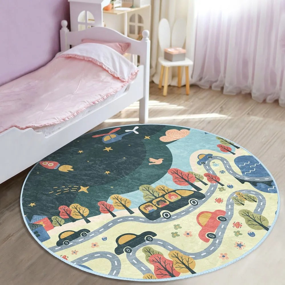Detský koberec ø 100 cm Comfort – Mila Home