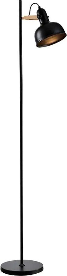 Stojacia lampa RENO 1xE27/40W/230V čierna