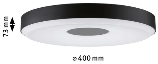 Paulmann 79518 - LED/23W Stmievateľné stropné svietidlo PURIC PANE 230V