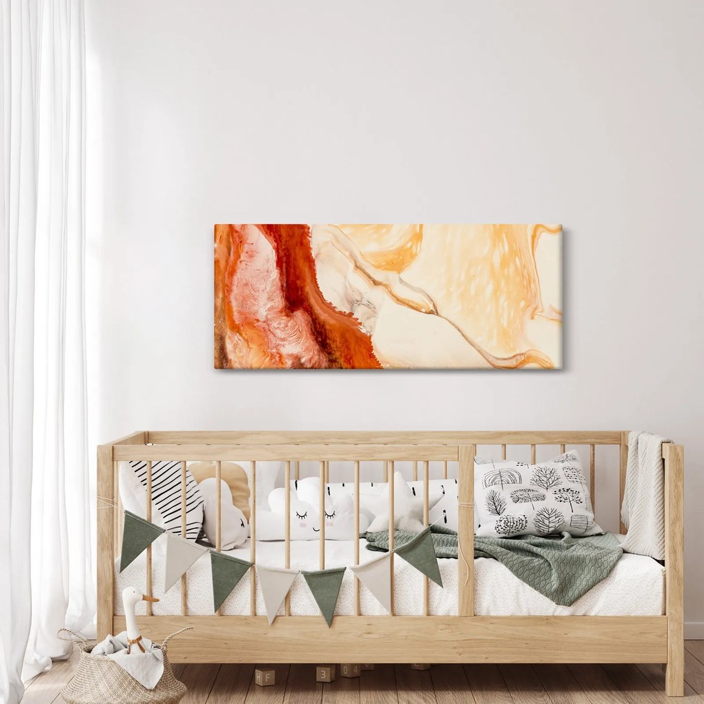 Obraz - Abstraktná maľba (120x50 cm)