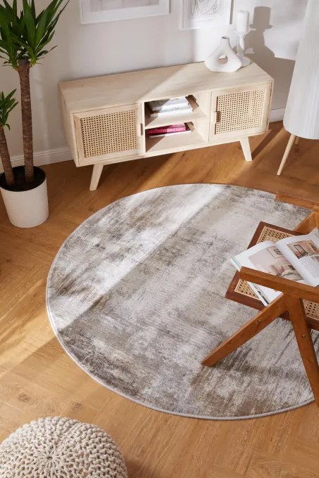 Koberec RAGOLLE Argentum 63393 9293 kruh