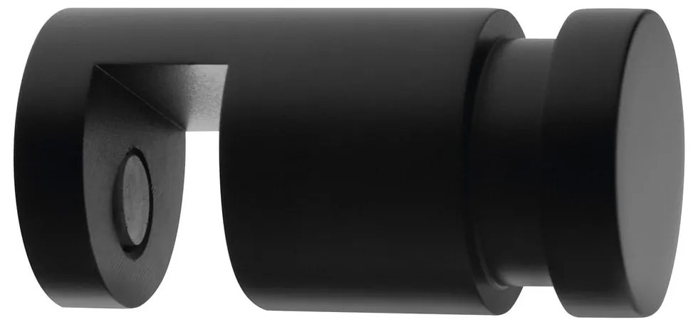 Matne čierny závesný mosadzný háčik – Sapho