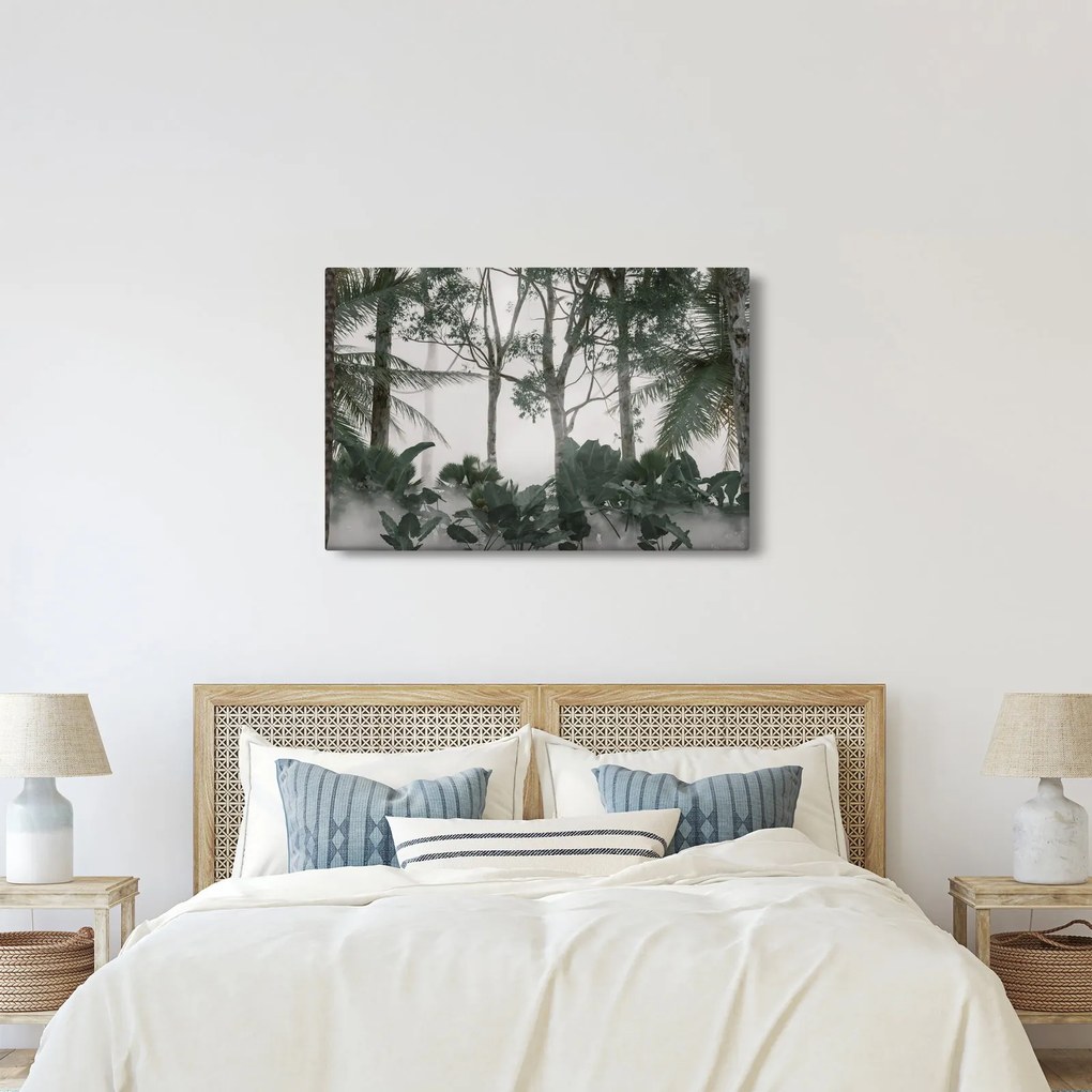 Obraz - Jungle v rannej hmle (90x60 cm)