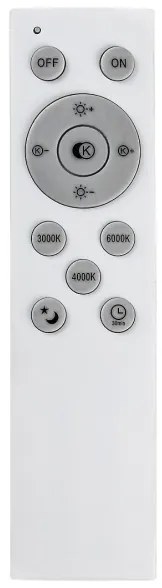 Rabalux 3316 - LED stmievateľné stropné svietidlo TESIA LED/60W/230V 60 cm + diaľkové ovládanie