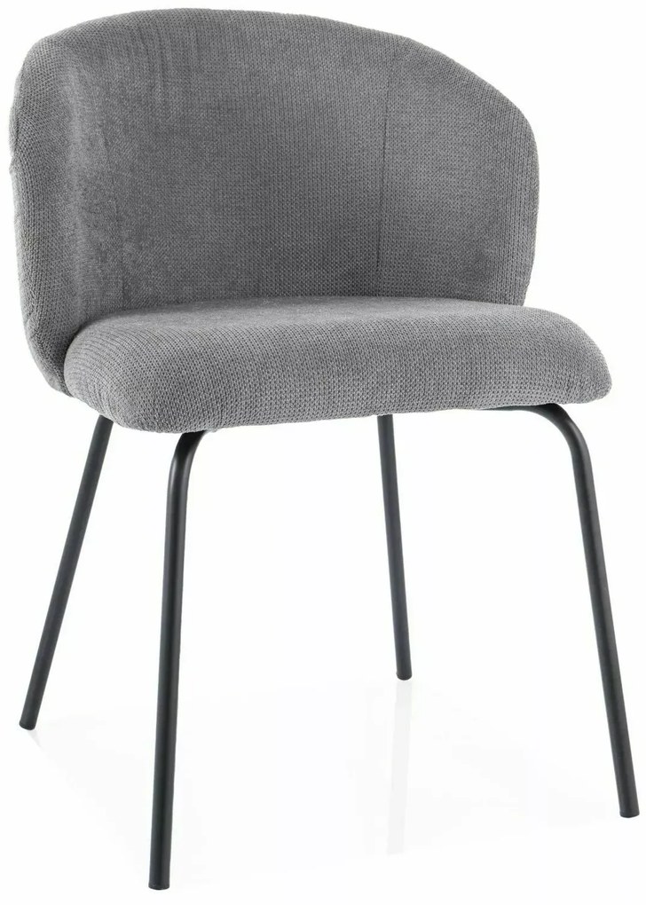 Jedálenská stolička KEVIN VARDO sivá