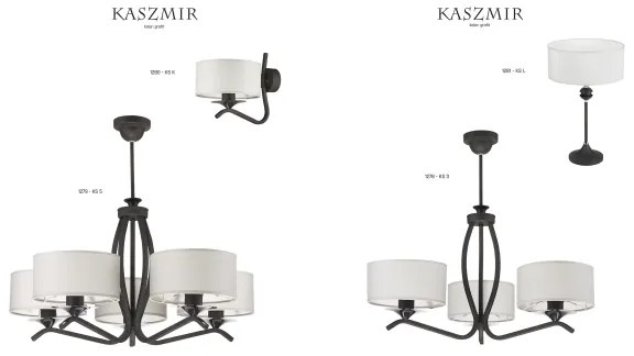 JUPITER 1281-KSLG - Stolná lampa KASZMIR 1xE27/60W