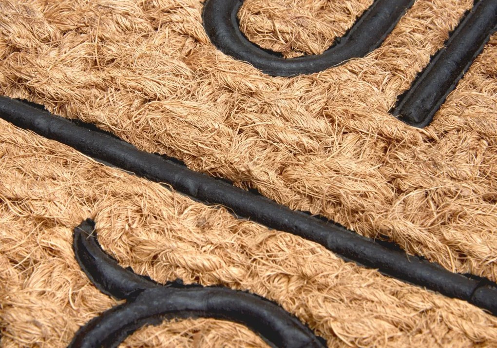 Rohožka Welcome 105686 – na von aj na doma, 45x75, hnedá, chodba / predsieň, Hanse Home