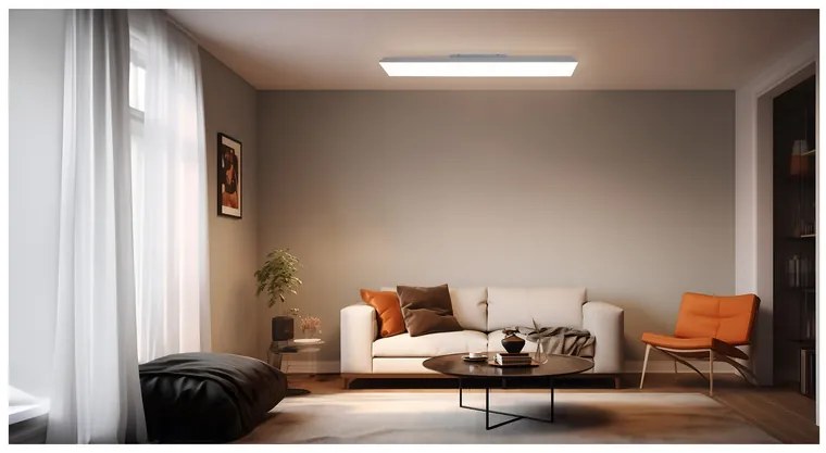 Livarno home Stropné LED svietidlo (obdĺžnik) (100378227)