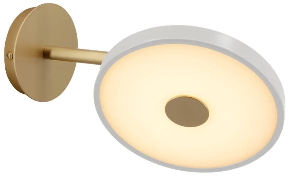 Svetlosivé LED nástenné svietidlo so stmievačom ø 15 cm Asteria Wall Short – UMAGE