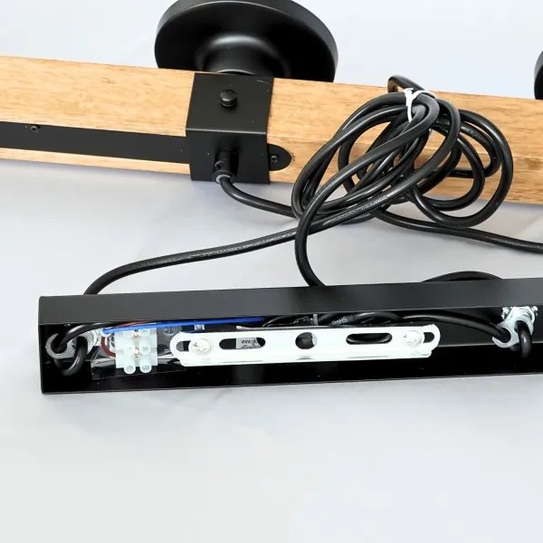 Brilagi - Luster na lanku VISTA 4xE27/60W/230V dub