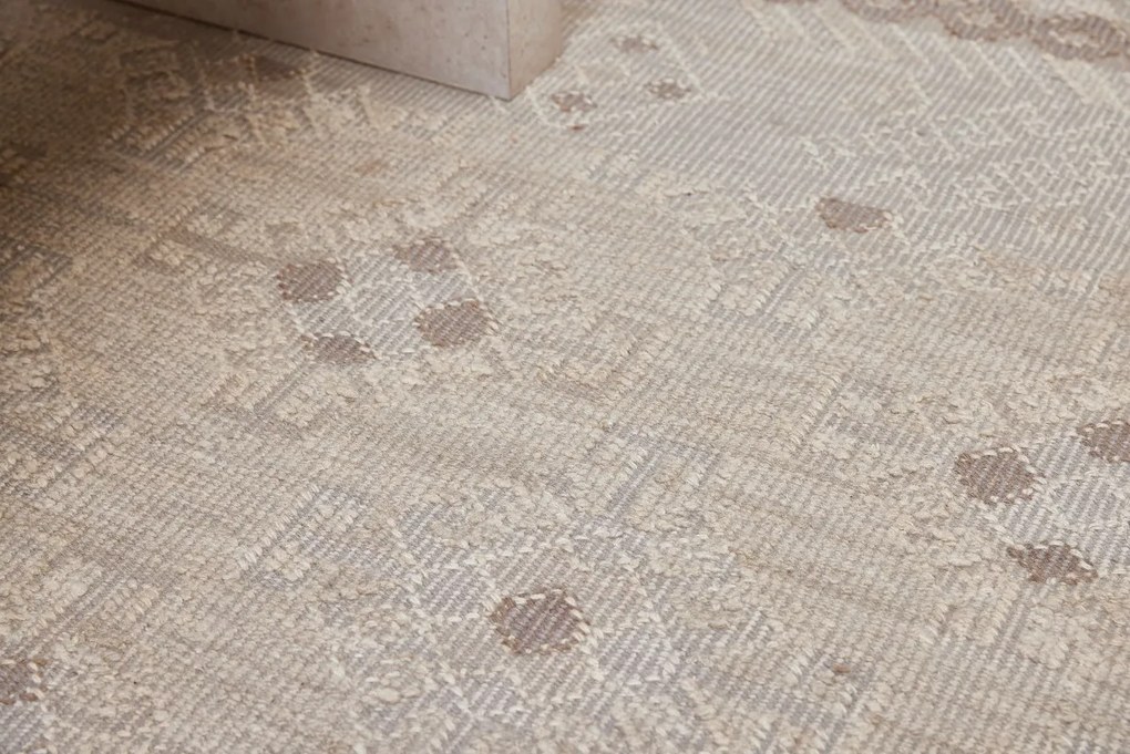 Ručne viazaný kusový koberec Anantara DESP P71 White Mix, 300x400, béžová, obývacia izba, Diamond Carpets India