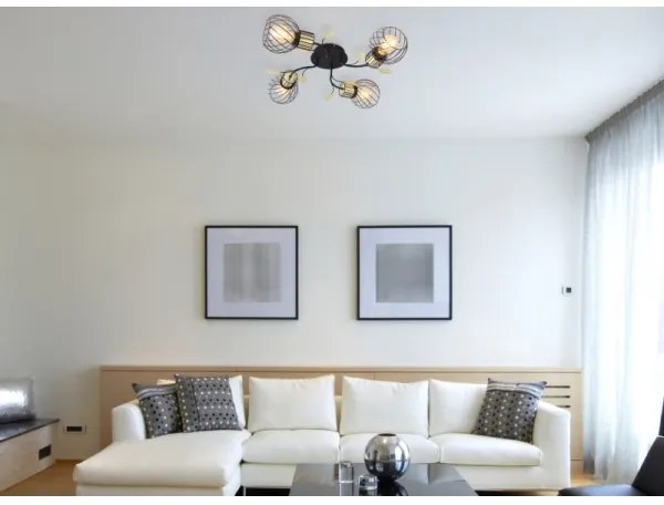 Globo 54113-4D - Prisadený luster LALLY 4xE27/40W/230V