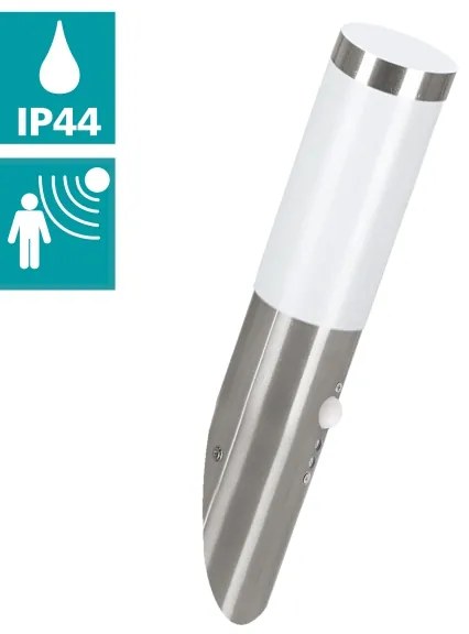 EGLO 83278 - Senzorové vonkajšie nástenné svietidlo HELSINKI 1xE27/15W IP44