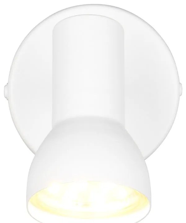 Biele bodové svietidlo ø 8 cm Cantar – Trio