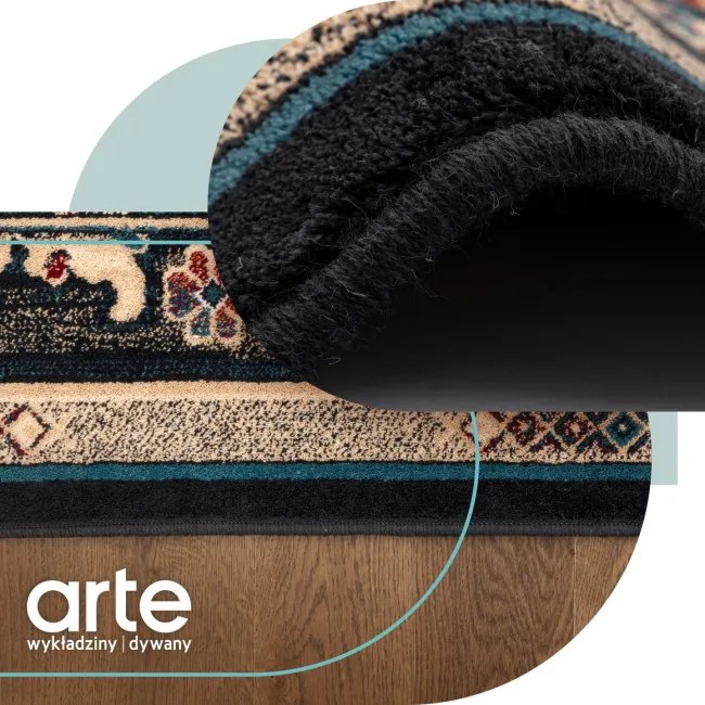 Koberec Agnella Isfahan Amara smaragdový