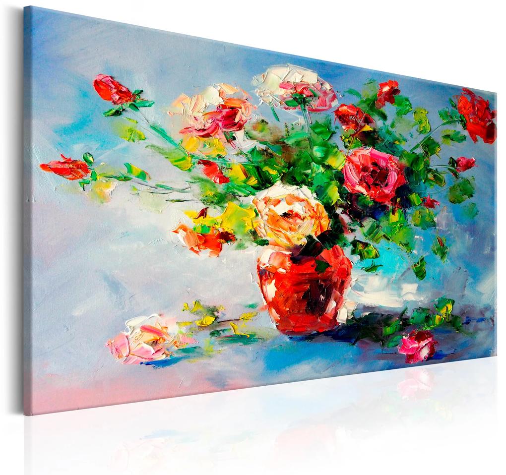 Artgeist Ručne maľovaný obraz - Beautiful Roses Veľkosť: 120x80