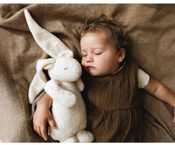 Moonie - Uspávadlo s melódiou a svetlom zajačik 2.0 cream