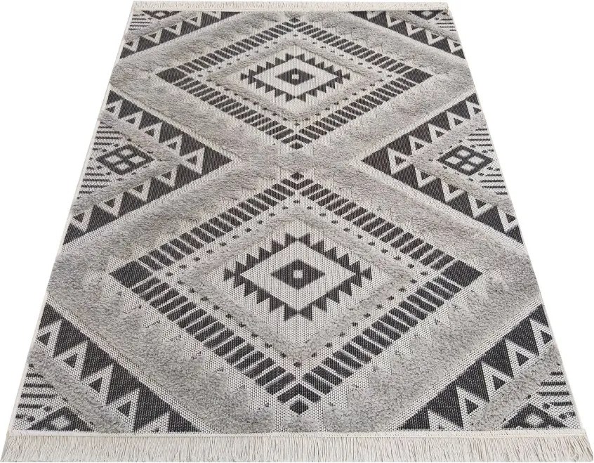 DY DELI 01 ŠEDÝ koberec Rozmer: 120x170 cm