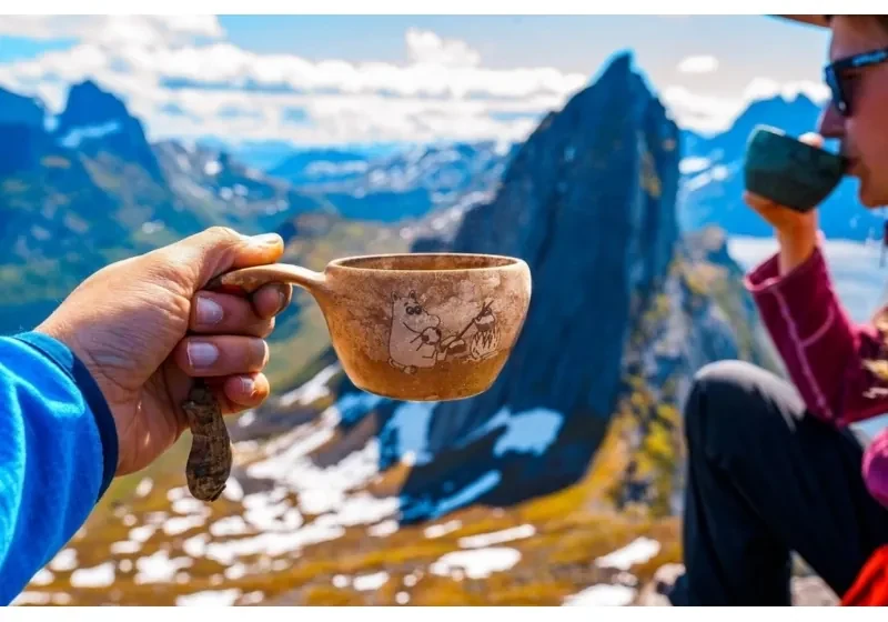 Hrnček kuksa Kupilka Moomin 0,21l, hnedý