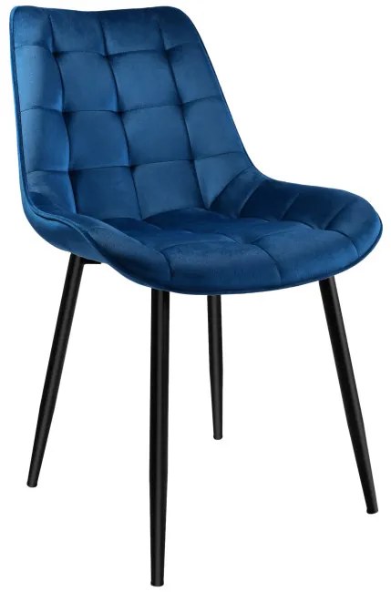 Jedálenská stolička NORMAN zamatová, granátová