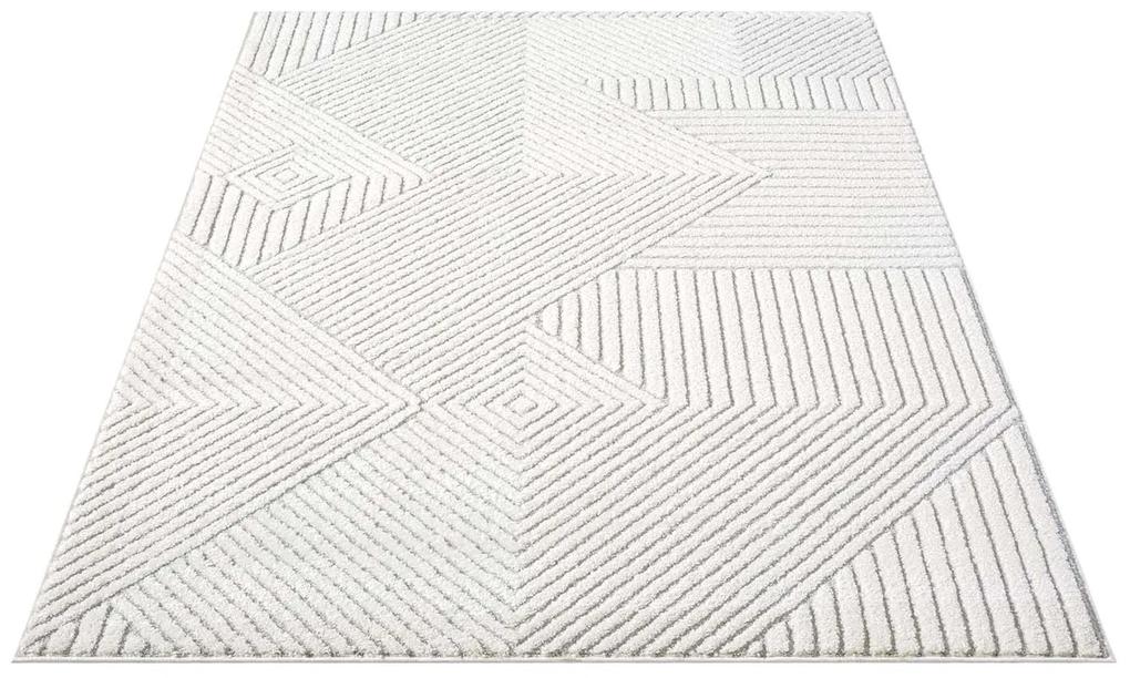 Dekorstudio Moderný koberec LOUNGE 0632 - sivý Rozmer koberca: 80x150cm