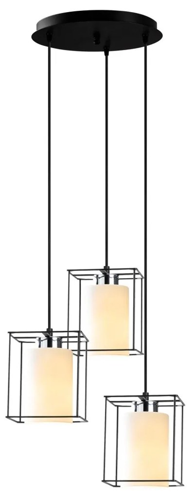 Závěsný lustr Swank II černý