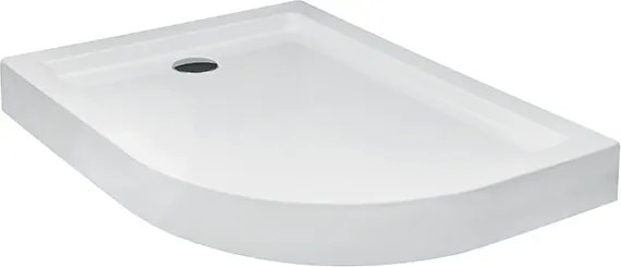 Besco Asymetrická sprchová akrylátová vanička SATURN AS 100x80 (120x90) IP BESCO-Rozmery: 100x80, BESCO-Orientácia: Pravá