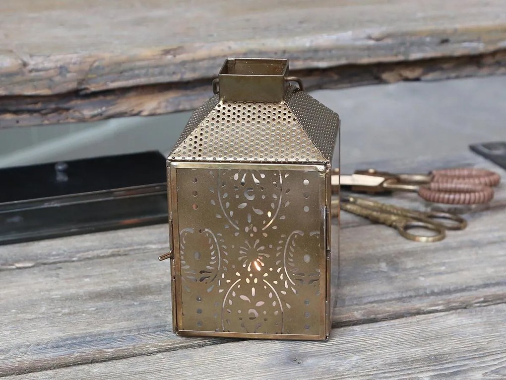 Chic Antique Lampáš Antique Brass 18 cm