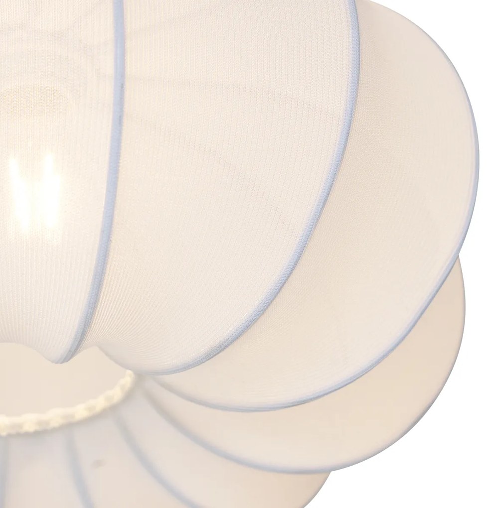 Japandi stropné svietidlo biele 37 cm - Plu Asyesha