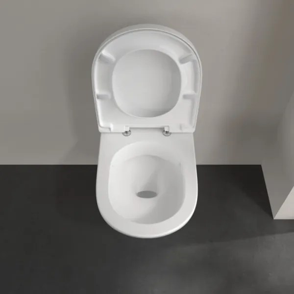 Villeroy & Boch 5660HR01 - Závesné WC s WC sedátkom SoftClose O.NOVO keramika/biela