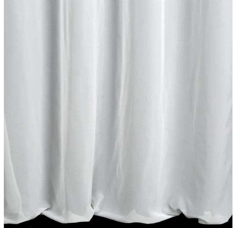 DECOREUM Hladká záclona 350 cm x 250 cm biela 100 % polyester Rozmery textílií: 350 cm x 250 cm 104800