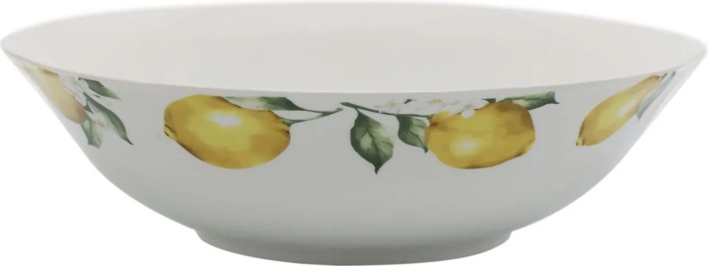 Porcelánová misa s citrónmi Maison Limone Blossom - Ø 24*7 cm / 1400 ml