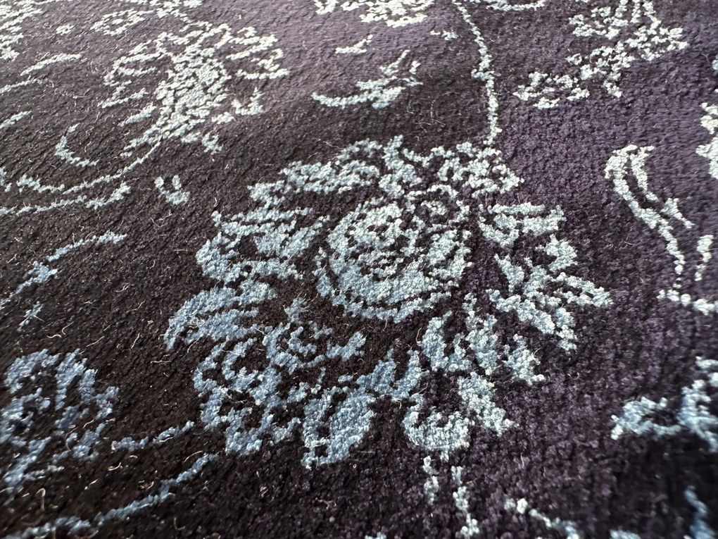 BE Koberec Sultan 1203 BLUE – modrý béžový obdĺžnikový Rozmer: 200x300 cm