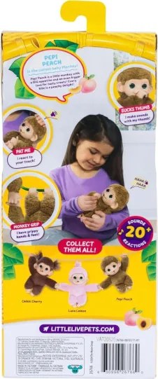 Interaktívna mini opička Pepi Peach Moose 26766