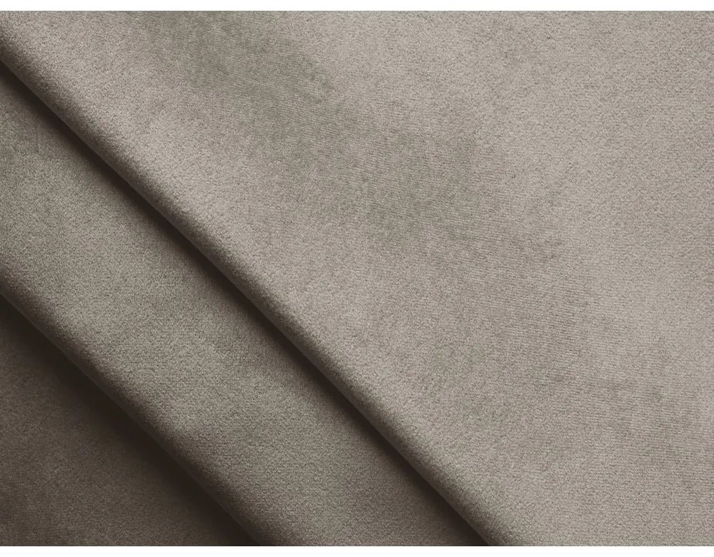 Béžová zamatová pohovka 285 cm Lokua – Makamii