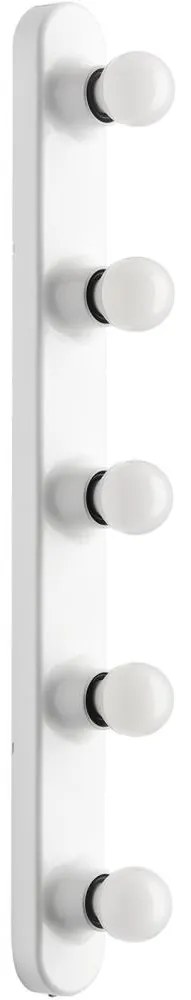 ONLI - Nástenné svietidlo HOLLYWOOD 5xE14/6W/230V biela