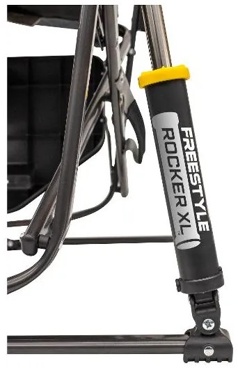 GCI Kempingová stolička s funkciou hojdania Freestyle Rocker XL™ (čierna) (100384748)