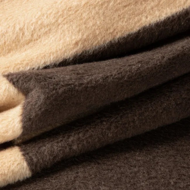 Deka ELEGANT 5 svetlobéžová / tmavohnedá