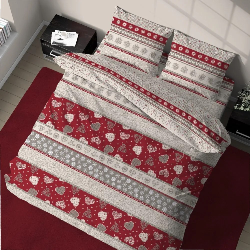 Gipetex Natural Dream Talianská obliečka bavlna LUX Corvara - 220x200 / 2x70x90 cm