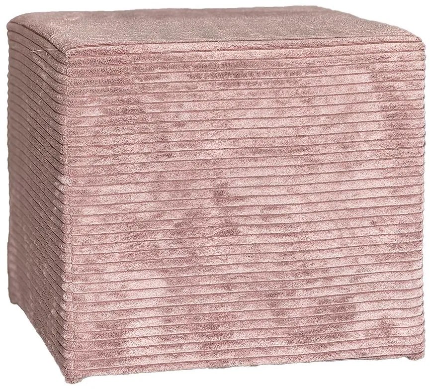 Taburetka kocka Poso 27 ružová