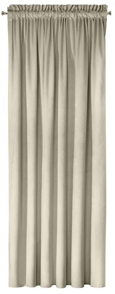 ZATEMŇOVACÍ ZÁVES NA PÁSKE ROSA 140X270 CM BÉŽOVÁ